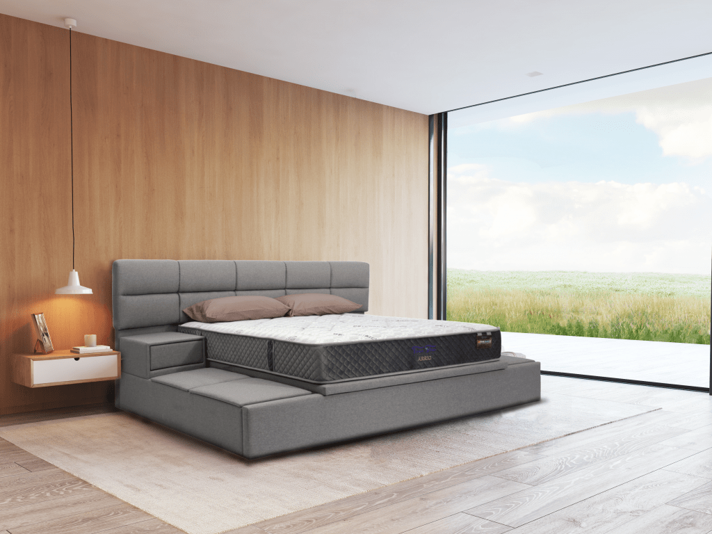 storage bed with mattress